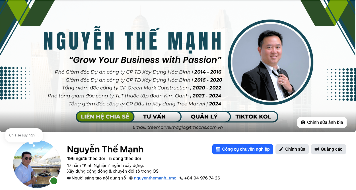 Nguyễn Thế Mạnh Profile
